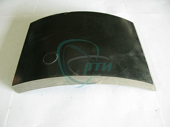 Накладка тормозная ЗИЛ-130 зад. (б/асб) н/св.