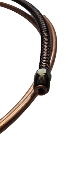 Трубка тормозная ПАЗ-3205 (202см/6мм) от ГТЦ к задн. торм.