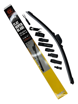 Щетка стеклоочистителя бескаркасная 19/475mm креплени 9 коннекторов KURUMAKIT