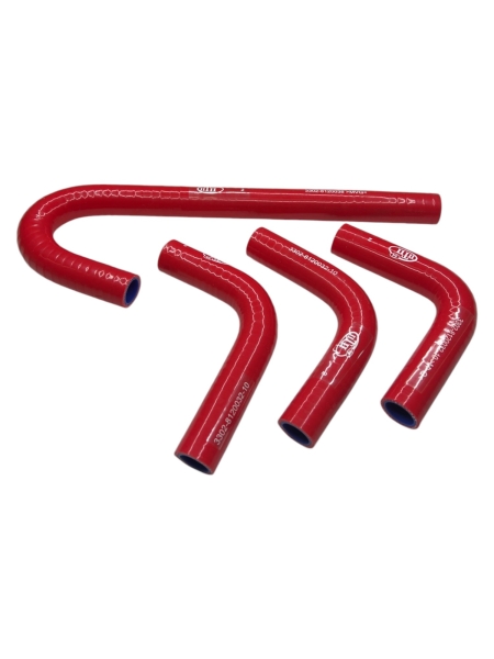 Патрубки  отопителя ГАЗ-31105 дв.Крайслер (к-т 4 шт.) красный ПТП