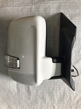 Зеркало заднего вида /Г-ль NEXT/(одноногое) руч. привод, обогрев, с повт (белое) правое