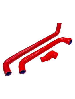 Патрубки РХХ дв.405 (к-т 3 шт.) красный ПТП