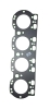 Прокладка головки блока ЯМЗ-238 н/обр. (металл/силикон)