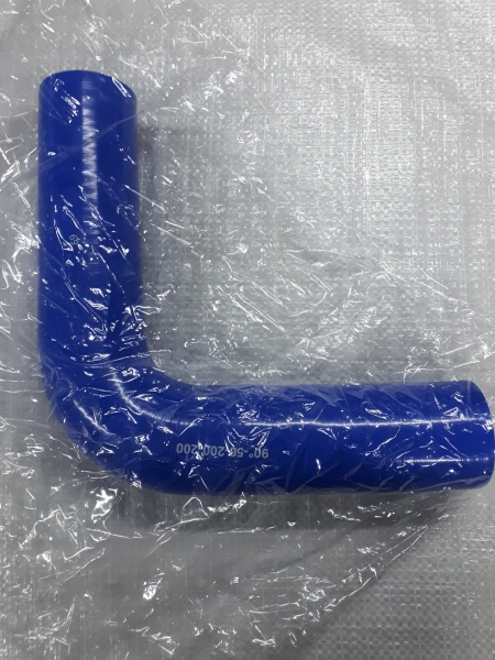 Патрубок радиатора угловой 45х45х150/150 силикон CARUM