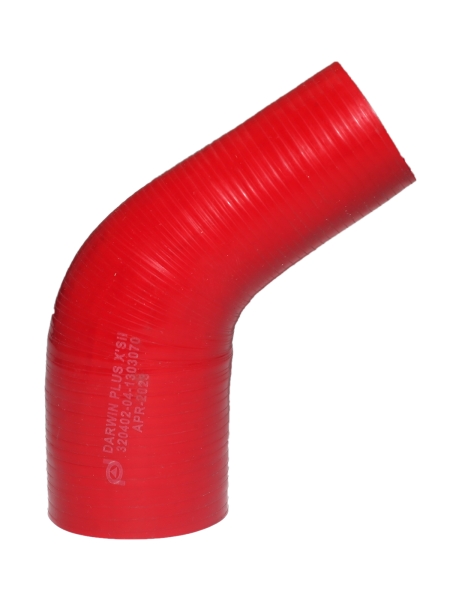 Патрубок ПАЗ-3204 ЯМЗ-5342 Е-4 угловой Darwin Plus 