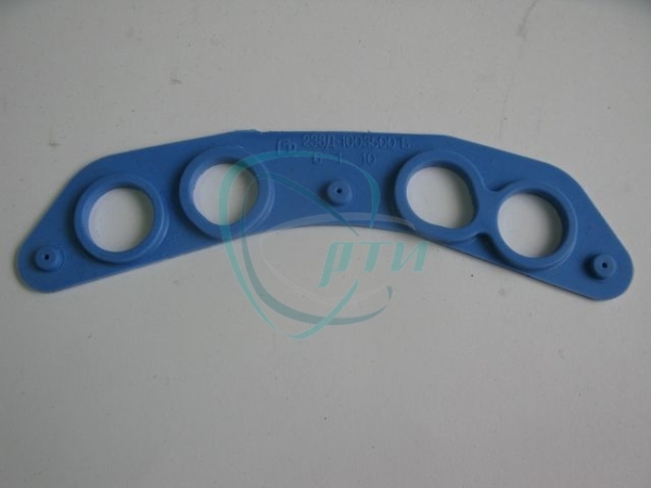 Прокладка упл. подвода воды ЯМЗ (фторсиликон) (синяя)