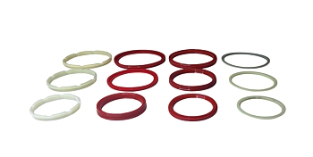 Р/к гидроподъемника КамАЗ 65111, 65115 + пласт.+ прост. (3-х шток.) красный