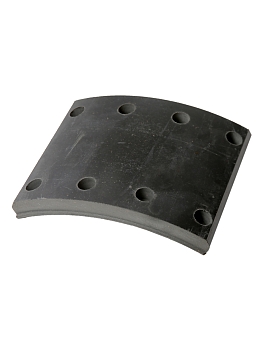 Накладка тормозная СуперМАЗ (б/асб)