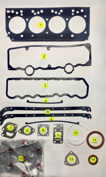 Комплект прокладок дв. Д-245 ЕВРО-4 с ПГБ МЕТАЛЛ СТАНДАРТ ФАРЕР