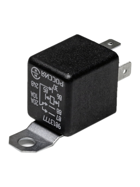 Реле универсальное (24В, 20/10А) 5-контактное с кронштейном