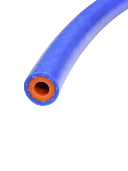 Шланг D6 арм, 2-х сл. (силикон, синий/оранжевый, бухта 20м)