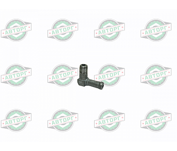 Штуцер термостата угловой для а/м Г-3302 Бизнес с дв.УМЗ 4216 (шланг Ф 8 мм) "Авторг"