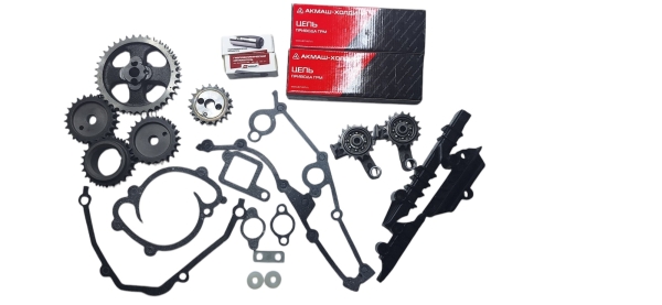 Комплект ГРМ ПРОФЕССИОНАЛ ЗМЗ 405/406/409 Евро-3 (Рычаги, цепи Киров) LSG 