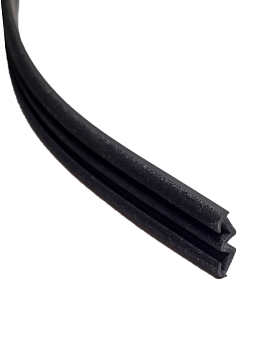 Уплотнитель стекла (опускного) Г-3307 желоб на стойке (бархотка) БРТ