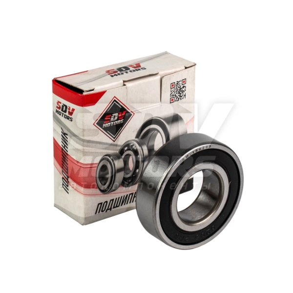 Подшипник коленвала, ПАЗ дв.245, ЯМЗ-53441 (аналог 6205 2RS) (180205)