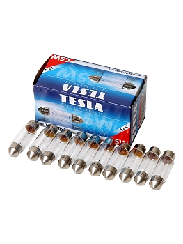 Лампа Ас 12V-5W SV8.5 Tesla (номер.знак,салон)