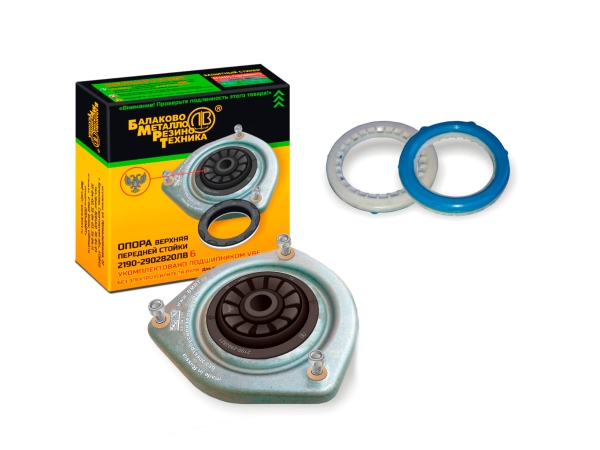 Опора верхняя передней стойки для а/м ВАЗ-2190 Гранта с ЭУР (в сборе с подшипником Саратов, в индиви