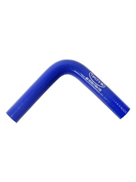 Патрубок радиатора угловой 20/150х150^90° (силикон) Technik