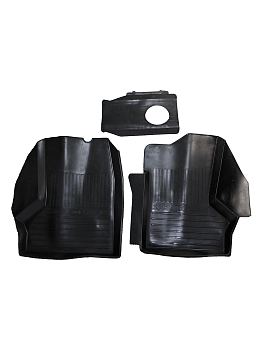 Ковры салона Г-ль с перемычкой "Вираж" (резина)