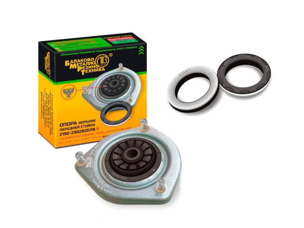 Опора верхняя передней стойки для а/м ВАЗ-2190 Гранта без ЭУР(в сборе с подшипником Вологда, в индив