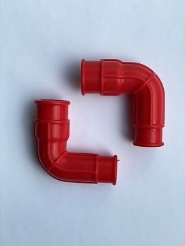 Патрубки вентиляции картера ЗМЗ-405, Евро-3 красный ПТП