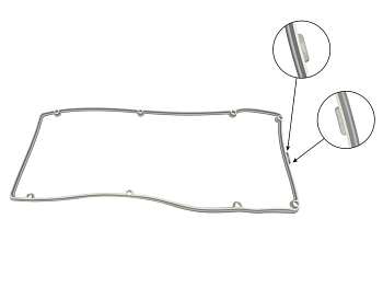 Прокладка клапанной крышки для а/м Г-2705, 3302, УАЗ Патриот с дв.ЗМЗ-405, 409 Евро-3 (силикон МБС