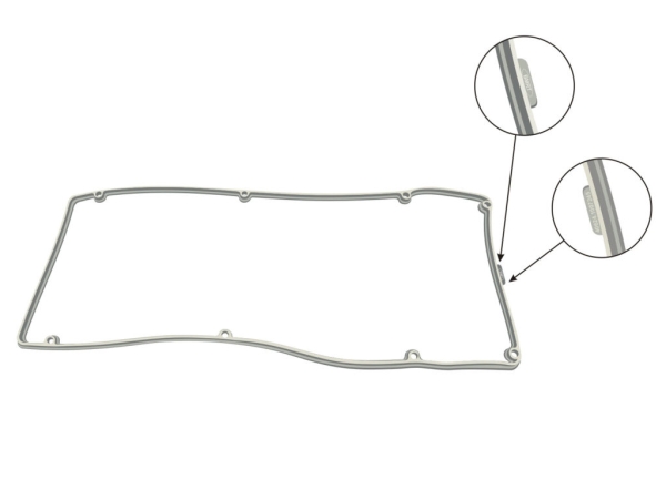 Прокладка клапанной крышки для а/м Г-2705, 3302, УАЗ Патриот с дв.ЗМЗ-405, 409 Евро-3 (силикон МБС