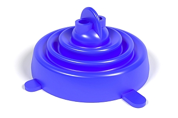 Пыльник пола РК УАЗ-469 (силикон, синий)