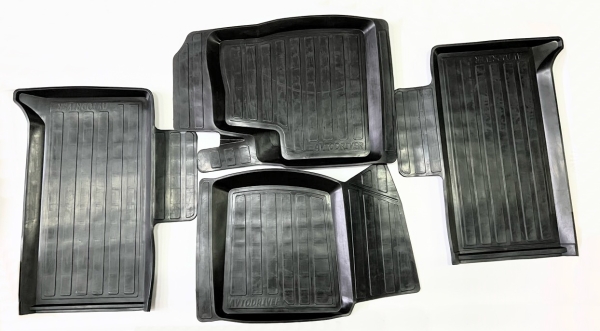 Ковры салона УАЗ 3162 "Патриот" (14-) резина передний задний ряд AVTODRIVER