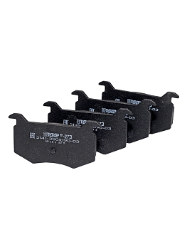 Колодка тормозная М 2141 перед. Эконом (б/асб.) (комп. 4шт)