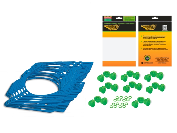 Р/к головки блока цилиндров для а/м КАМАЗ Евро (в индивидуальной упаковке, компл на 8 цилиндров из 3