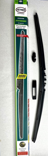 Щетка стеклоочистителя бескаркасная 22/56 см HYBRID Heyner