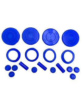 Р/к клапанной крышки дв. 406 (19 дет.) (силикон) синий