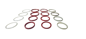 Р/к гидроподъемника КамАЗ 6520, 6522, 6540 + пласт.+ прост. (3-х шток.) красный