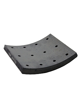 Накладка тормозная КАМАЗ ЕВРО сверл. (шлиф. внутр.19,0х16,0 асбестовая)