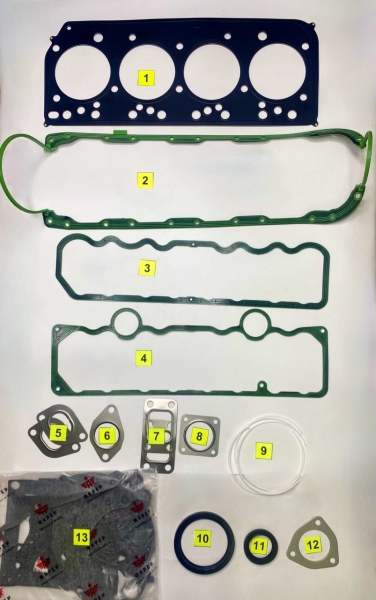 Комплект прокладок дв. Д-245 ЕВРО-4 с ПГБ МЕТАЛЛ ЛЮКС ФАРЕР