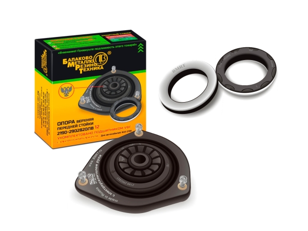 Опора верхняя передней стойки для а/м ВАЗ-2190 Гранта с ЭУР (в сборе с подшипником Вологда, в индиви