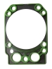 Прокладка головки блока КАМАЗ Евро (металл/силикон зеленый)
