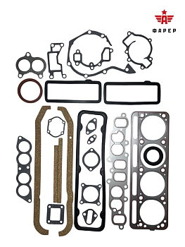 Комплект прокладок дв. УМЗ-4216 Г-ль с ГБО СТАНДАРТ (полный), паронит 0.8 21 шт. ФАРЕР