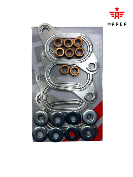 Р/к выпускного коллектора (крепления) дв.406 (прокладка металл без шпилек) ФАРЕР