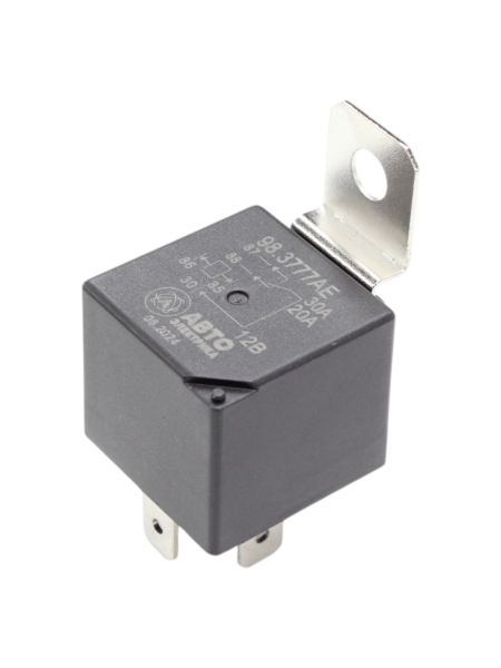 Реле стартера 5-и контактное с кронштейном, (ан.90.3747, 75.3777), 30/20 А, 12 В