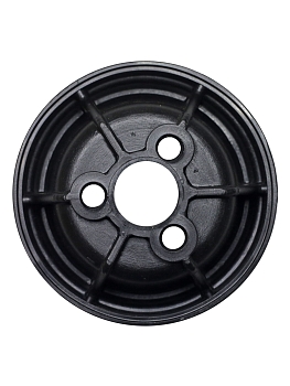 Шкив водяного насоса  ГАЗель, Волга ЗМЗ-406,405,409 (литьевой,черный)