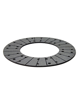 Накладка фрикционная (ферродо) Г-53, ПАЗ сверл. с сур. (формованая асбестовая)