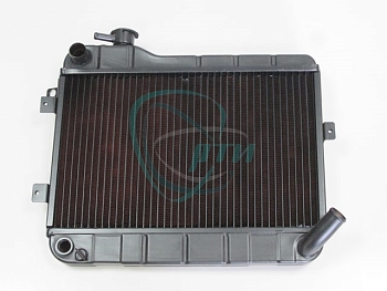 Радиатор охлаждения ВАЗ-2107 2-х рядный медный 