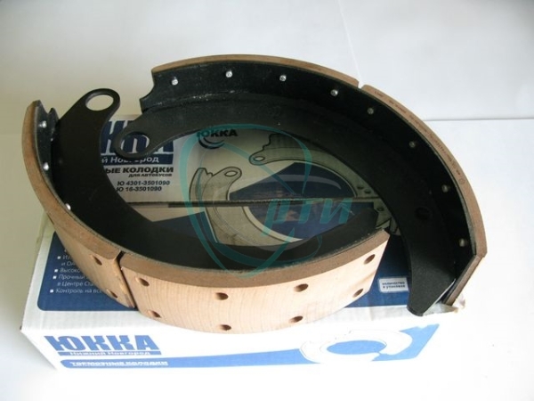 Колодка тормозная ГАЗ 3307 перед. (накладка "Фритекс") (инд.упак 2шт)