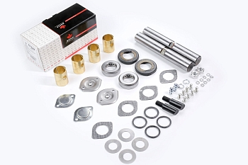 Шкворень Г-53, 3307, 3309 в сборе с подшипниками (Полный комплект) ФАРЕР