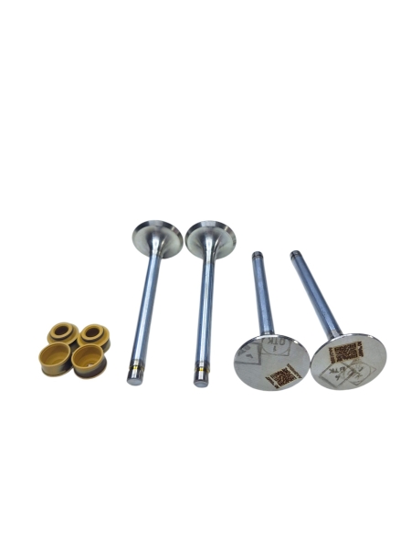 Клапана выпускные дв. 402,417,421ОВЫЕ (к-т 4 шт с м/с колпачками) ФАРЕР