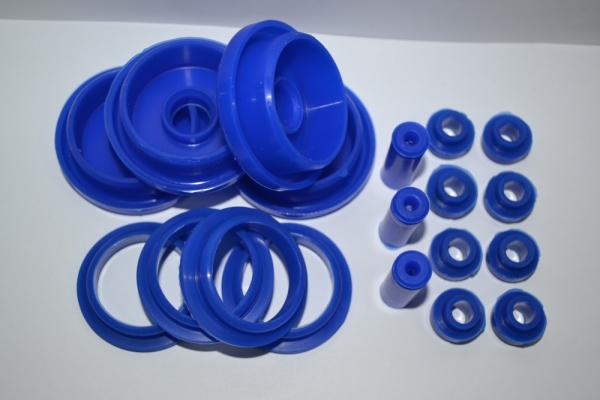 Р/к клапанной крышки дв. 406 (19 дет.) (силикон) синий