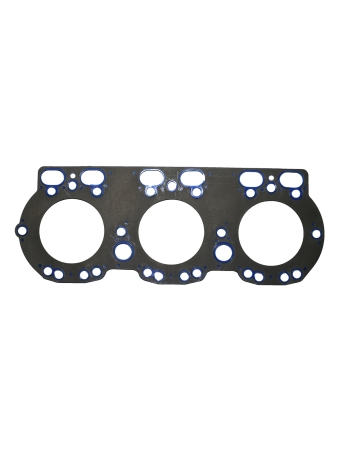 Прокладка головки блока ЯМЗ-236 н/обр. (металл/силикон, синий)