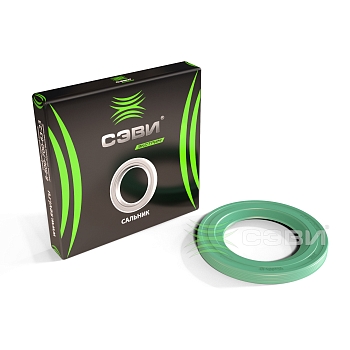 Сальник коленвала без обоймы 55х80х10 пер. с винтовой насечкой (8026 ИП) дв. УМЗ (FPM) СЭВИ-ЭКСТРИМ